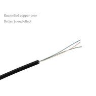 aLLreLi&reg; 3.3ft 3.5mm Male to Male Stereo Audio AUX Cable Black for Headphones, iPods, iPhones, iPads, Smartphones... N10