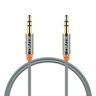 aLLreLi&reg; 3.3ft 3.5mm Male to Male Stereo Audio AUX Cable Black for Headphones, iPods, iPhones, iPads, Smartphones... N15