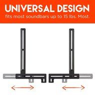 ECHOGEAR Sound Bar Mount for Most Sound Bars up to 15 lbs - Features Simple Install and is Compatible With Most... N5