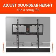 ECHOGEAR Sound Bar Mount for Most Sound Bars up to 15 lbs - Features Simple Install and is Compatible With Most... N6