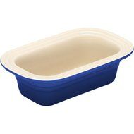 Le Creuset Stoneware 1-1/4-Quart Deep-Dish Loaf Pan, Cobalt