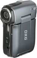 DXG DXG-565VSC 5.0 Megapixel Ultra-Compact Digital Video Camera In Clamshell (Gun Metal Silver)