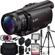 Sony HDR-CX900 Full HD Handycam Camcorder (Black) 64GB Bundle 15PC Accessory Kit. Includes SanDisk 64GB Ultra...