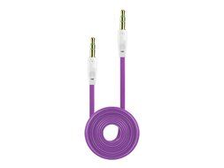3.4 FT Audio Cable for Apple and Android Smartphones/Tablets/MP3 Players &ndash; Tangle Free Flat Wire - 3.5mm Gold... N13