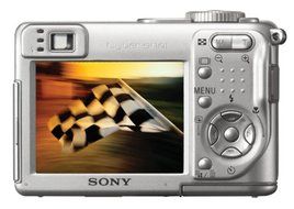 Sony Cybershot DSCW1 5MP Digital Camera with 3x Optical Zoom N2