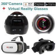 Boblov 4K 360 Action Camera Panoramic Camera 2448*2448 Ultra HD Panorama 360 Degree Video Cameras Deportiva Wifi... N4