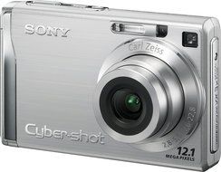 Sony Cybershot DSCW200 12.1MP Digital Camera with 3x Optical Zoom and Super Steady Shot N4