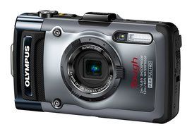 TG-1 Silver Tough Digital Camera - International Version (No Warranty) N4