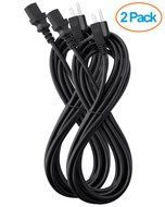 Aurum Cables UL Approved 15 Feet Universal Computer Monitor Power Cord , C13 Power Cable for Monitor, PC, Desktop...