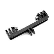 Lightwish Dual Heads Self-portrait Hand Strip Holder Stabilizer Handheld Monopod For GoPro Hero4 Silver Black... N3