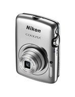 Nikon COOLPIX S01 10.1 MP Digital Camera with 3x Zoom NIKKOR Glass Lens (Silver) N12