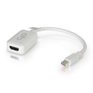C2G Mini DisplayPort to HDMI Adapter Converter &ndash; White N5