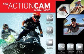 Emerson EVC455 HD Sports Action Video Cam Kit With Waterproof Case, Helmet Mount and Bike Mount Video Camera with... N2