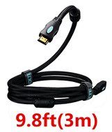 High-end High-speed Hdmi Cable with Ethernet Hdmi 2.0/10ft(3m) Resolution Support 4k(60hz) Golden Plating Copper... N6