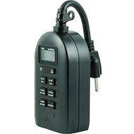 New GE 26898 MyTouchSmart Dual Digital Outdoor Timer