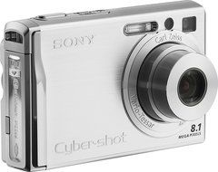 Sony Cybershot DSCW90 8.1MP Digital Camera with 3x Optical Zoom and Super Steady Shot (Black) N11