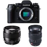 Fujifilm XT1 Digital Camera w 23mm F1.4 and 16-55mm F2.8 Lens Bundle