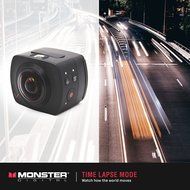 Monster Vision 360 Camera 1080p 60 fps Action Camera, 16GB MicroSD included, Ultra Wide Angle, WiFi Enabled [CAMVI... N22