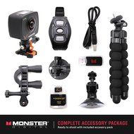Monster Vision 360 Camera 1080p 60 fps Action Camera, 16GB MicroSD included, Ultra Wide Angle, WiFi Enabled [CAMVI... N24