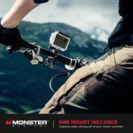Monster Vision 360 Camera 1080p 60 fps Action Camera, 16GB MicroSD included, Ultra Wide Angle, WiFi Enabled [CAMVI... N28