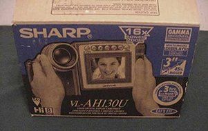 Sharp Viewcam VL-AH130U - Camcorder - 270 Kpix - optical zoom: 16 x - Hi8 - silver N2