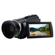Ordro 1080P 30fps 3" LCD Screen Video Camcorder 24MP Camera 16X Digtial Zoom Wide Angle Lens (Black)