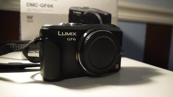 Panasonic Lumix DMC-GF6 Mirrorless Micro Four Thirds Digital Camera Body Only (Black) N8
