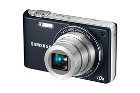 Samsung EC-PL210 Digital Camera with 14 MP and 10x Optical Zoom (Indigo Blue) N3