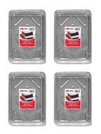 Set of 16 Jiffy Foil Disposable Aluminum 12" x 8" Rectangular Cake Pans (16) N2