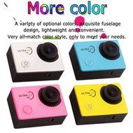 Action Camera 4K HD 1080P Waterproof Sport DV with 3 Color Panel (Silver) N4