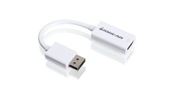 IOGEAR DisplayPort to DVI Adapter Cable, White (GDPDVIW6) N9