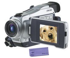 Sony DCRTRV25 MiniDV Digital Handycam Camcorder w/ 2.5" LCD, MPEG EX, Memory Stick &amp; Mega Pixel Video/ Still (... N3