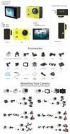 Sogo Pro Style Action Camera 2.0 Inch 6G HD 170 Degree Ultra-wide Angle Lens WIFI 4k Ultra-hd 30-meter Waterproof... N2