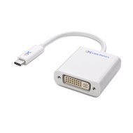 Cable Matters USB 3.1 Type C (USB-C &amp; Thunderbolt 3 Port Compatible) to DVI Adapter in Black N9