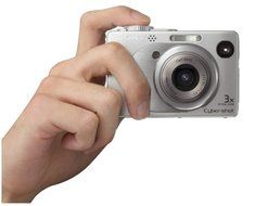 Sony Cybershot DSCW1 5MP Digital Camera with 3x Optical Zoom N5