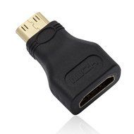 Aurum Cables Right Angle L Shape HDMI Male to HDMI Female Adapters - Black - Pack of 5 + 3 Cable Ties N36