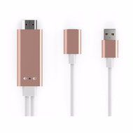 M.Way Aluminium Universal MHL Micro USB to HDMI Cable 6Ft 3 in 1 HD 1080P Type-C Miracast AirPlay Mirroring/ HDTV... N3
