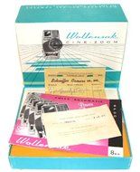 1960 Wollensack Cine-Zoom Movie Camera Box &amp; Instructions N3