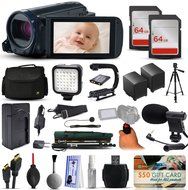 Canon VIXIA HF R600 HFR600 HD Camcorder Video Camera + 128GB Boardcasting Filmmaker's Package with LED Night Light...