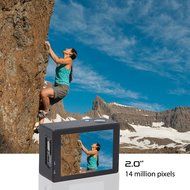 Mira-Tech Original EX5000 WIFI 2.0inch 14MP FHD Sports Action Camera waterproof with 2 Improved Batteries and... N8
