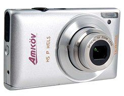 Amkov 16Mp 2.7" Tft Screen Digital Camera With 3X Optical Zoom, Video Recorder &amp; Tf Card Reader (Silver) Produced... N6