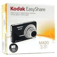 KODAK Kodak EasyShare M420 10MP 4x Optical/5x Digital Zoom HD Camera (Black) - KDK420BL N3