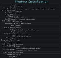 AMKOV AMK7000S 4K Ultra HD 60fps WiFi Waterproof 30M 170 Degree Wide Angle Camera with Remote Controller N4