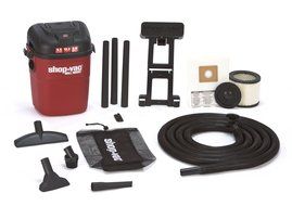 Shop-Vac 3940100 3.5-Gallon 3.0-Peak HP Wall Mount Wet/Dry Vacuum N3