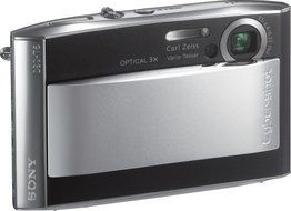 Sony Cybershot DSCT5 5.1MP Digital Camera with 3x Optical Zoom (Silver) N18