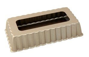 Professional Mini Rectangular Cake Pan 4.52.5" with Removable Bottom (1) N2