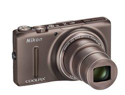 Nikon 2013 Coolpix S9500 Digital Camera brown 18.1 MP 22x - International Version N8