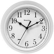 New WESTCLOX 46994A 9" Decorative Wall Clock (White)