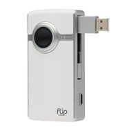 Flip UltraHD Video Camera - White, 4 GB, 1 Hour N18