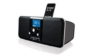 Boston Acoustics Duo-I Plus iPhone/iPod Dock AM/FM Stereo Radio and Clock Functions (Gloss Black) (Discontinued... N4